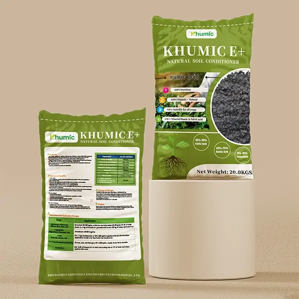 KHUMIC-E+: Premium 100% Water Soluble Humic Acid Granules