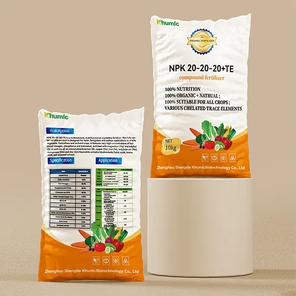 Premium NPK 20-20-20+TE: Balanced Nutrition & 100% Water Solubility