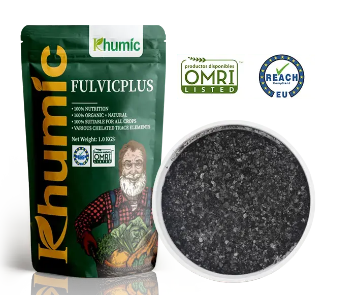 FulvicPlus KHUMIC Potassium Fulvate 40% Fulvic Acid 100% Water Soluble OMRI Listed Fertilizer