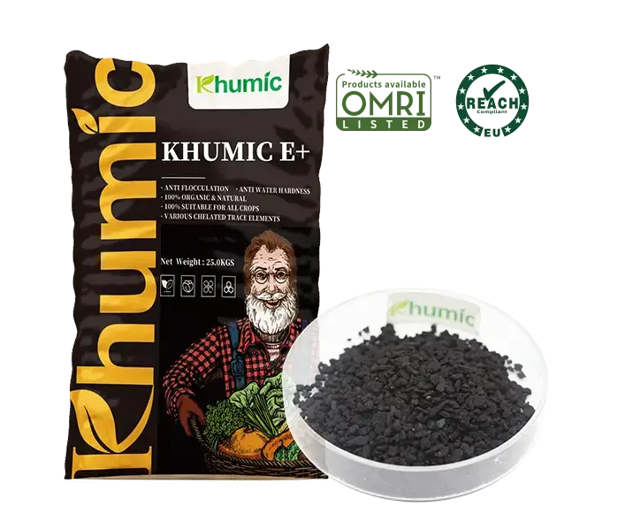KHUMIC-E+: Premium 100% Water Soluble Humic Acid Granules