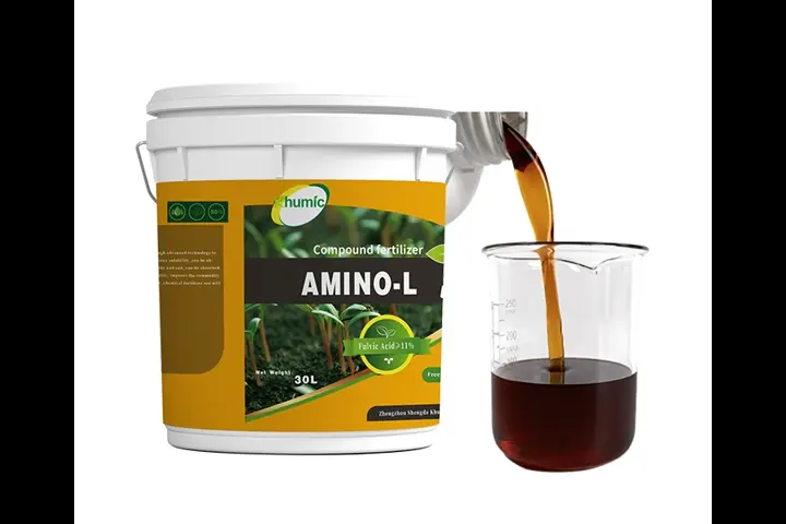 AMINO-L high-concentration liquid amino acid fertilizer in 20L bulk bucket for large-scale agriculture - KHUMIC